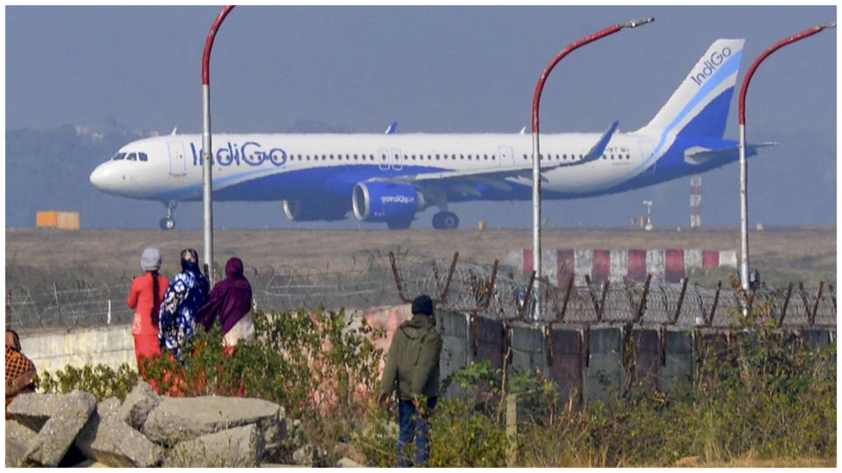 IndiGo aircraft parked in isolation bay at Lucknow airport after bomb threat