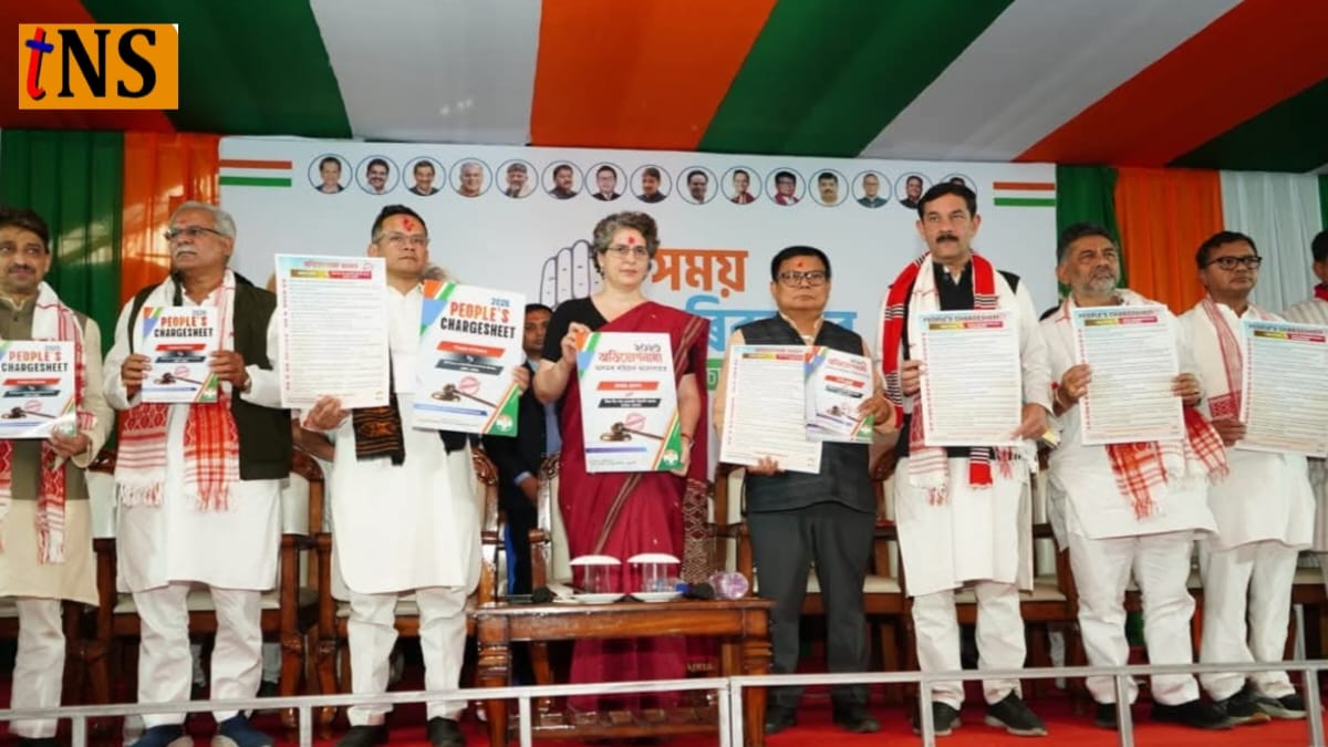 Congress Unveils People’s Chargesheet in Assam, Levels 20 Allegations Against BJP