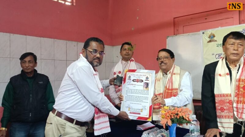 Over Twenty Senior Journalists Felicitated at Asomiya Sahitya Sanmilani Foundation Day in Nagaon