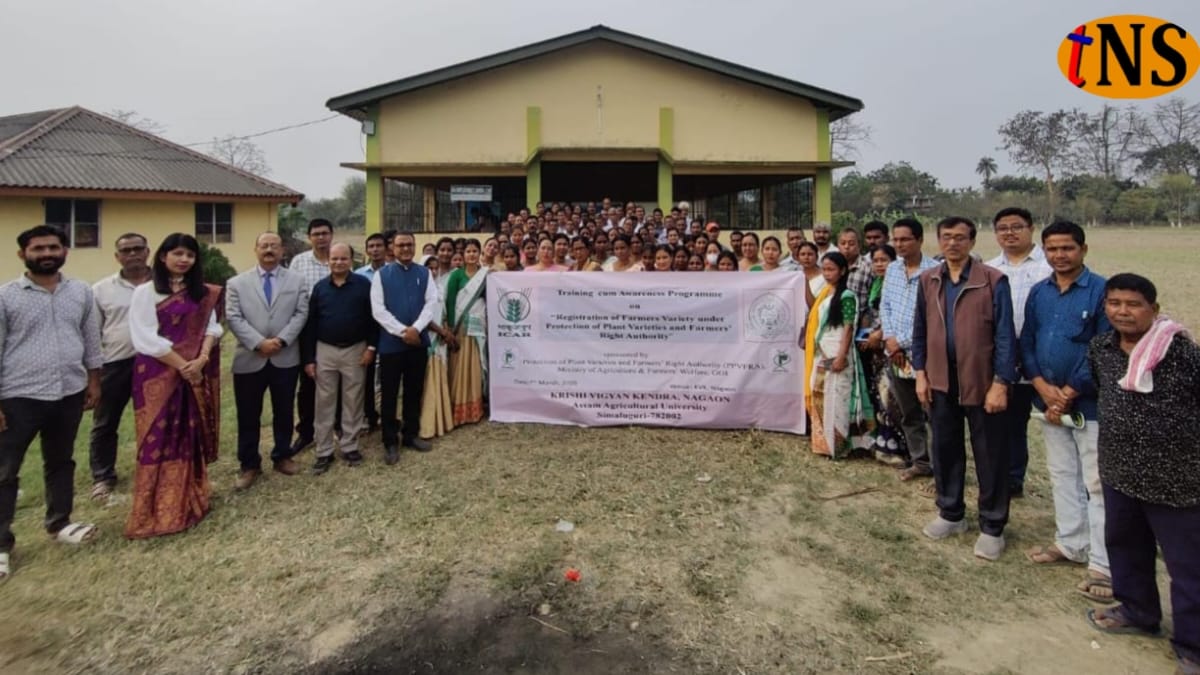 Awareness Programme on Farmers’ Rights over Traditional Rice Varieties Held at KVK Nagaon