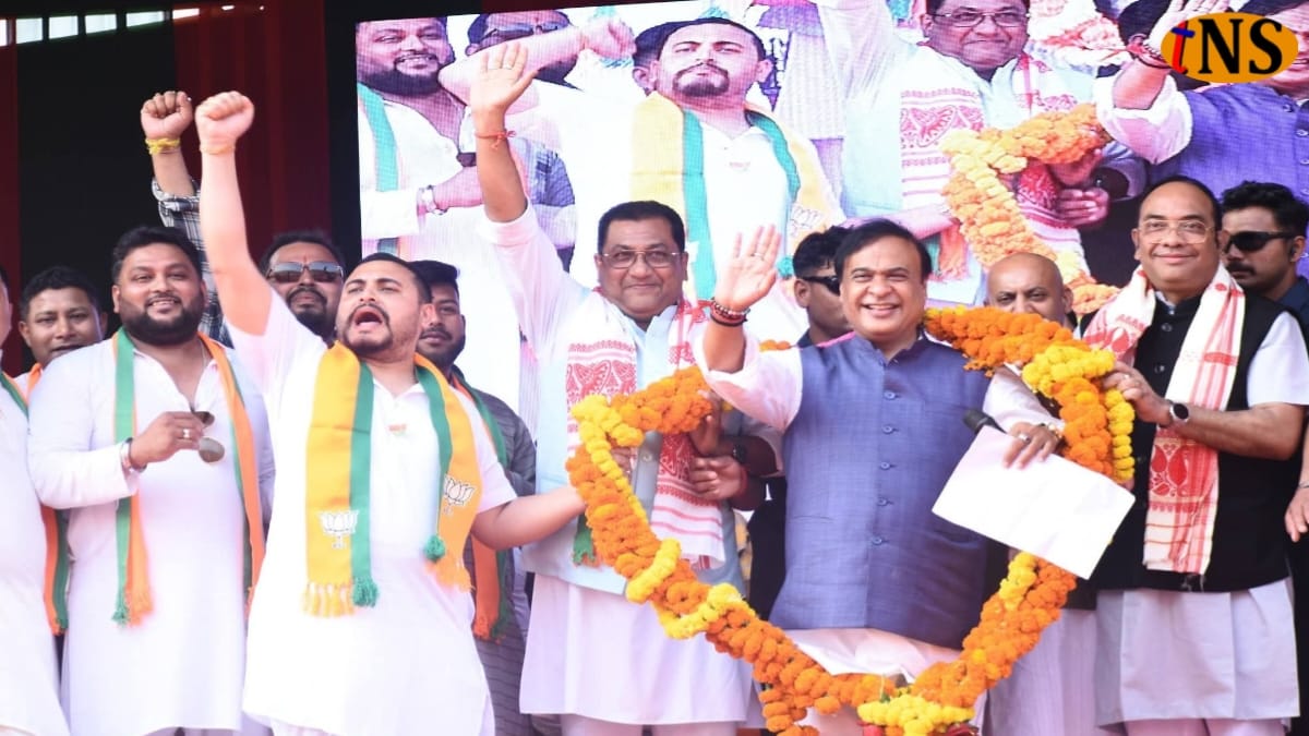 Himanta Biswa Sarma Promises Jobs, Eviction Drive and Expressway at Nagaon Rally