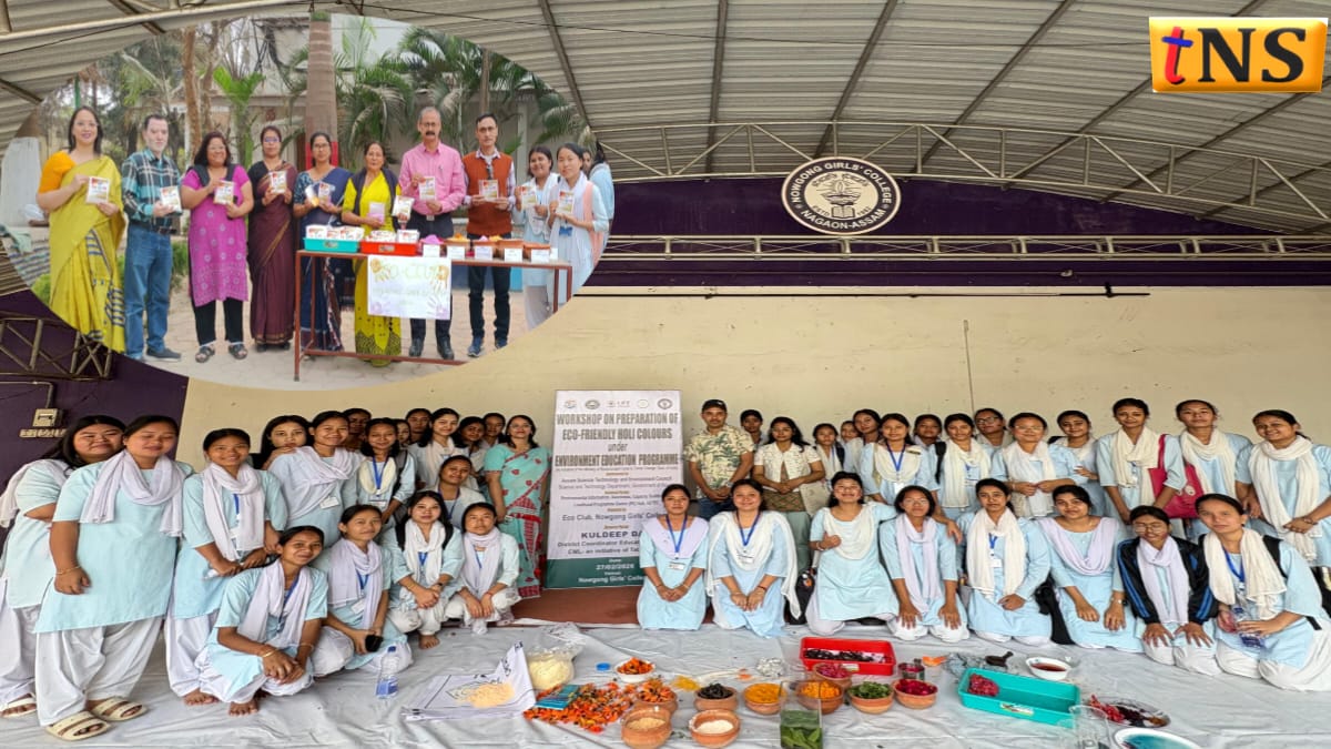 Nowgong Girls' College Hosts Workshop on Eco-Friendly Holi Colours in Nagaon