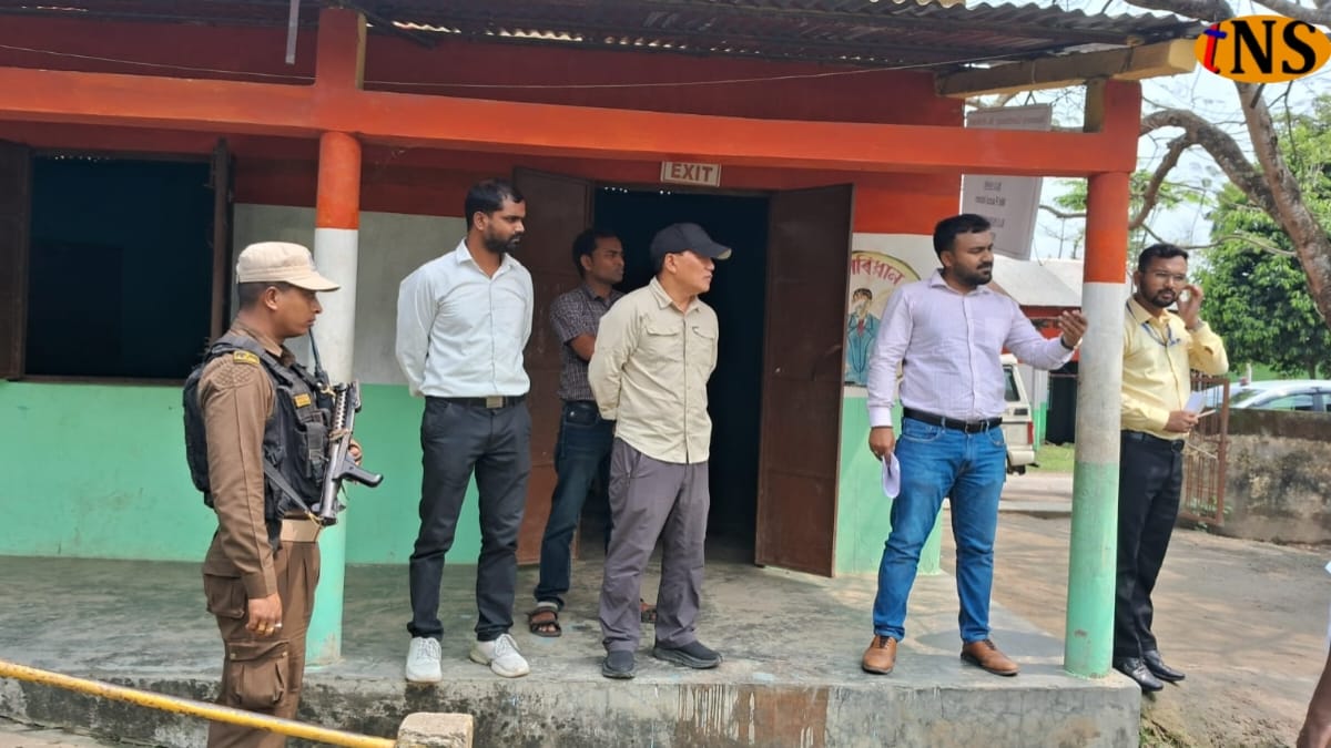 Election Observer Abu Tayeng Inspects Rupahihat Polling Stations