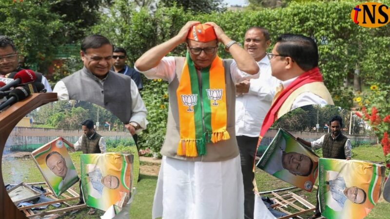 Pradyut Bordoloi Joins BJP Triggers Massive Protest at Nagaon Congress Office