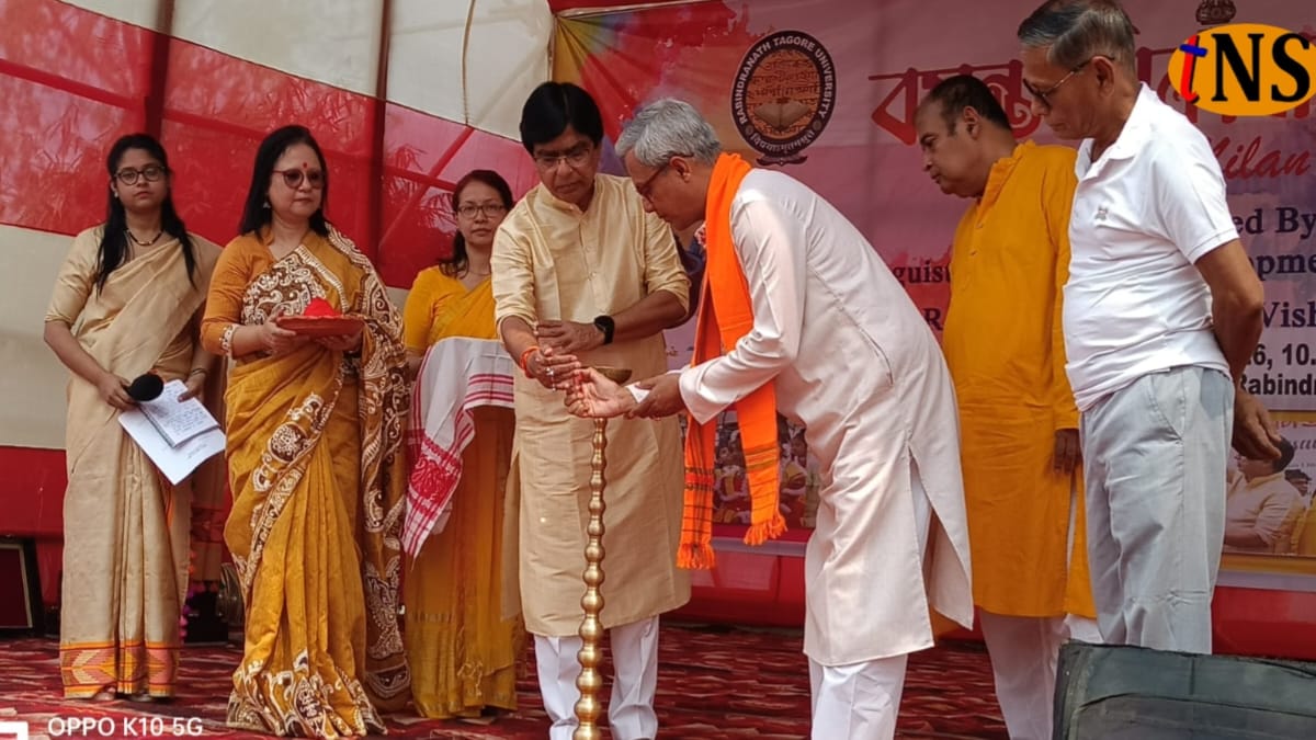 Basanta Milan Utsav Lights Up Rabindranath Tagore University Hojai with Cultural Performances