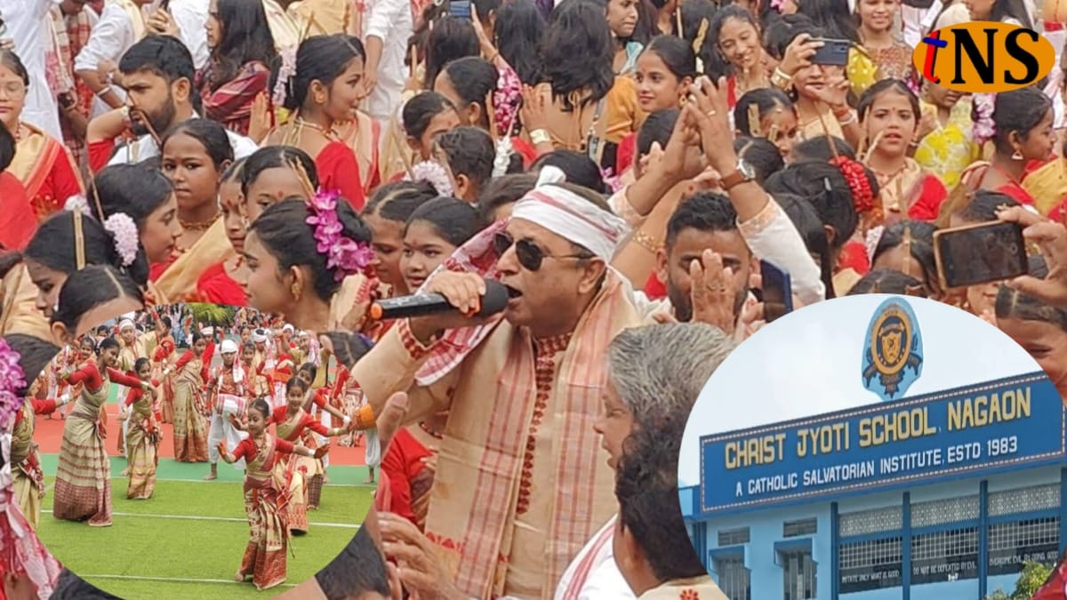 Devashish Sharma Performs Bihu Dance with 1,000 Students in Nagaon