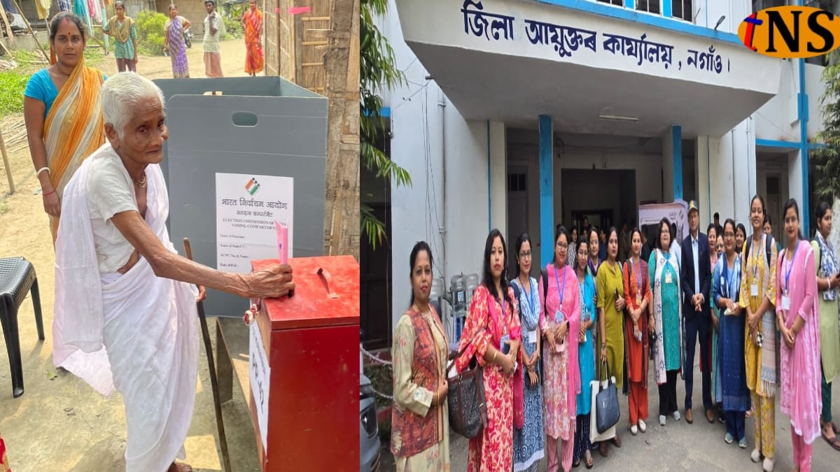 Home Voting Begins in Nagaon with 95 Teams Covering 4,000 Voters
